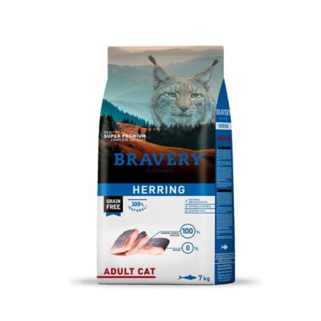 Bravery Gato Adulto Arenque