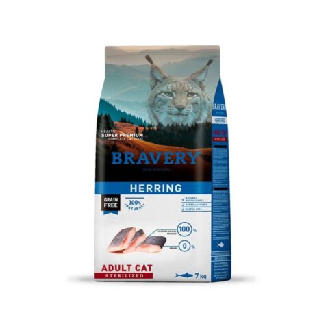 Bravery Gato Adulto Sterilized Arenque