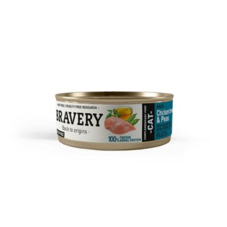 Bravery Lata Pechuga de Pollo y Zanahorias Gato Esterilizado