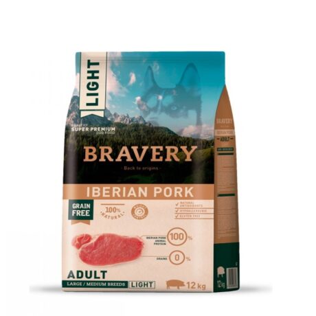 Bravery Perro Raza Grande Adulto Cerdo Light