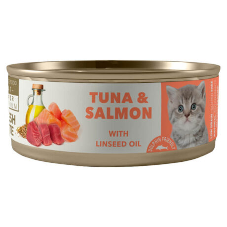 Amity Lata Atún y Salmón Kitten