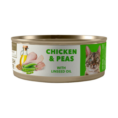 Amity Lata Pollo y Guisantes Gato Adulto