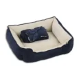 Pawise 3En1 Cama Manta Cojin Azul