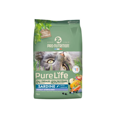 Pure Life Gato Adulto Sterilized Sardina 2Kg